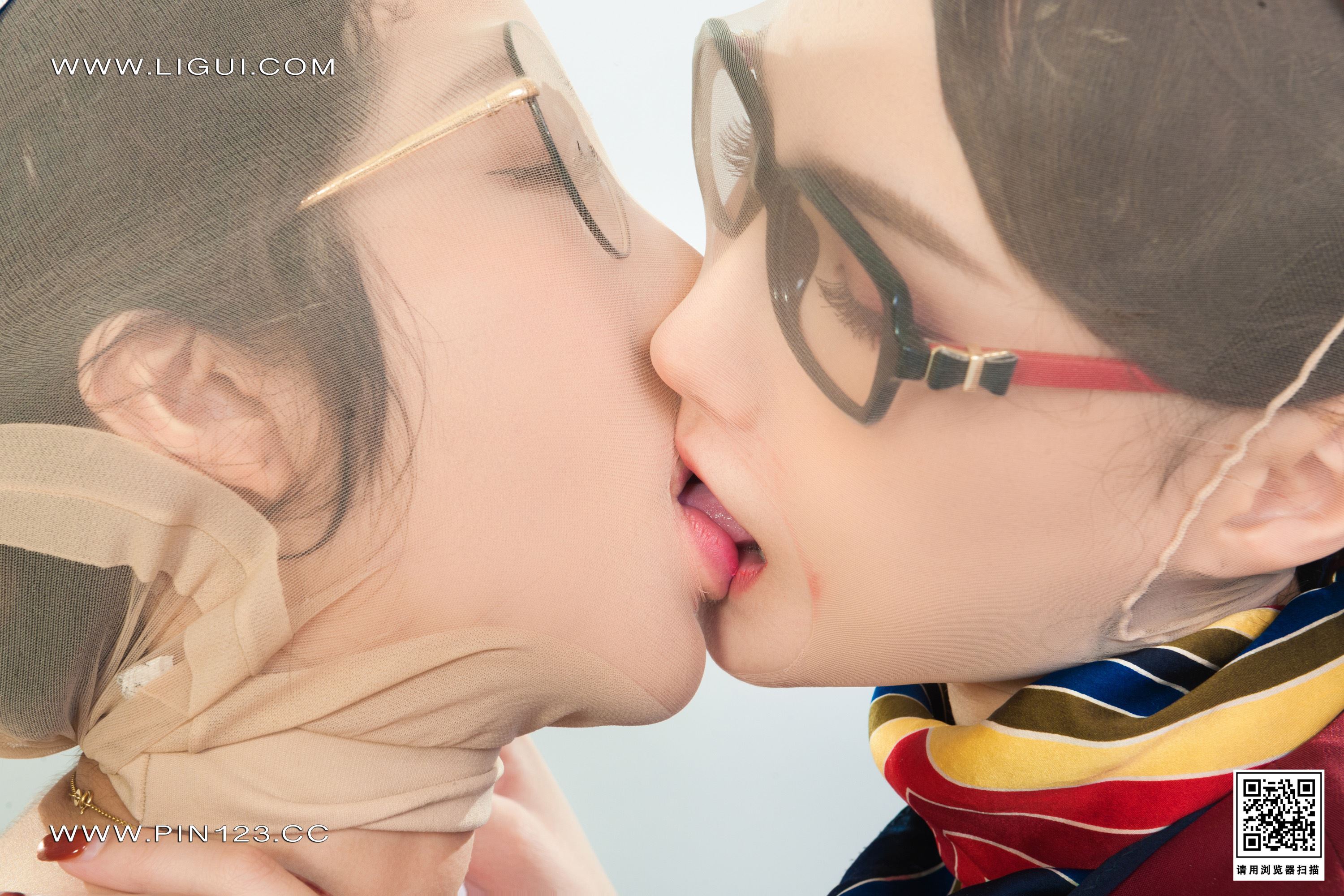 Ligui丽柜 2022.11.11 双生花-空中丝欲 汐汐＆心心